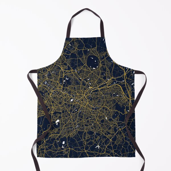 Item preview, Birmingham City Map of England - Gold Art Deco designed and sold by deMAP.
