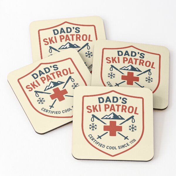 Item preview, Vintage Ski Dad Patrol Badge – Cool Father’s Day Design for Skiing Lovers designed and sold by Rajasekar.