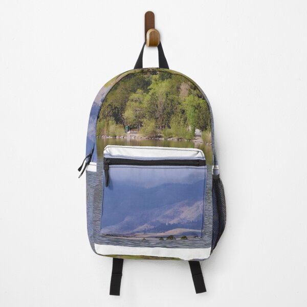 Item preview, A beautiful view of Clouds, Mountains, Trees and Lake designed and sold by Phakade's Photos.