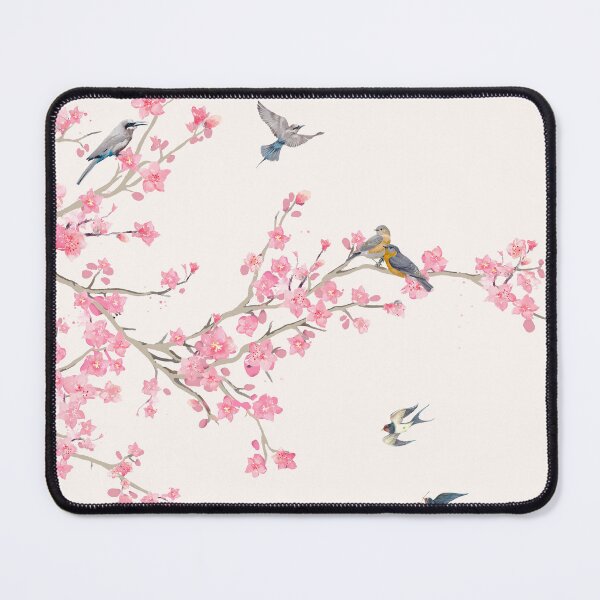 Item preview, Birds and cherry blossoms designed and sold by Branka Kodzoman.