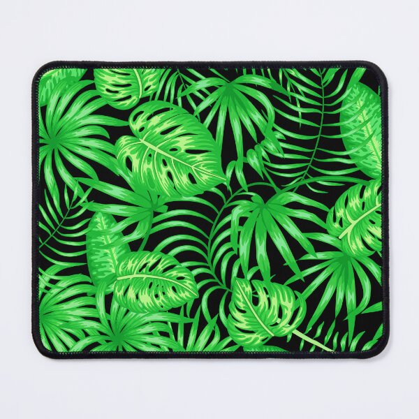 Item preview, Tropical Island-Style Palm Leaves Pattern On Black designed and sold by DEC02.