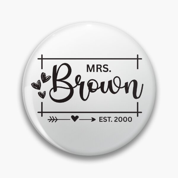 Item preview, Mrs. Brown Estimated 2000 - 25th Wedding Anniversary Gift for Her Wifey Women designed and sold by Mozaic Clothes.