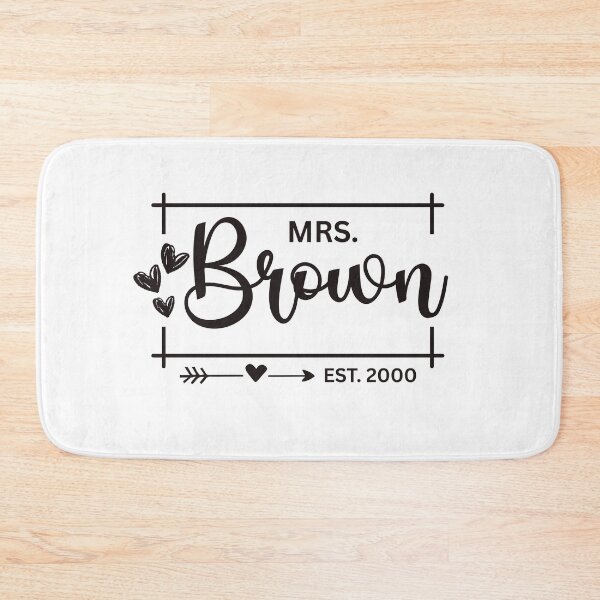 Item preview, Mrs. Brown Estimated 2000 - 25th Wedding Anniversary Gift for Her Wifey Women designed and sold by Mozaic Clothes.