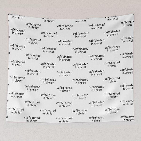 Item preview, Caffeinated In Christ designed and sold by HyperfixationStation.