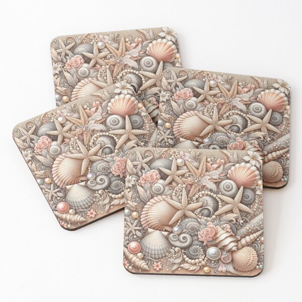 Item preview, Beachcomber's Delight Starfish and Seashell Mix designed and sold by purplesensation.