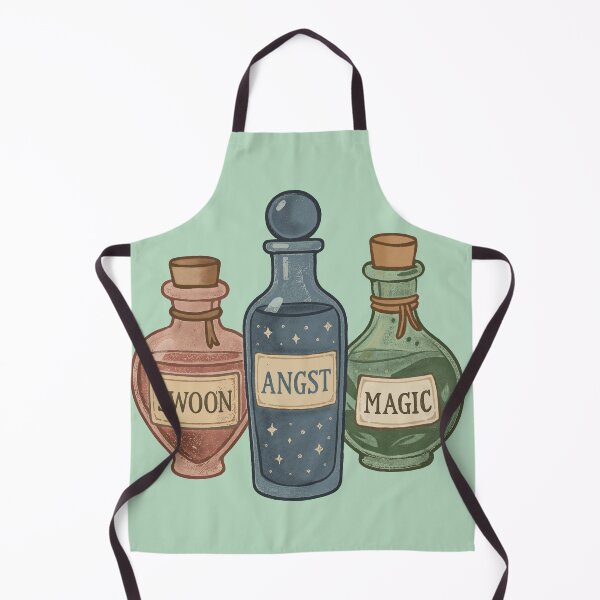 Item preview, Romantasy Potion Bottles Sticker – Swoon, Angst, Magic Aesthetic designed and sold by MindFulStudios.