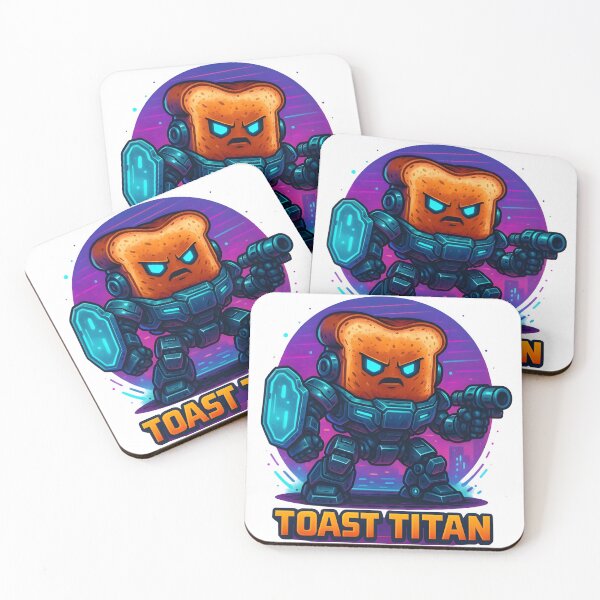 Item preview, Toast Titan: Rise of the Burnt Blade designed and sold by Snackwear Apparel.