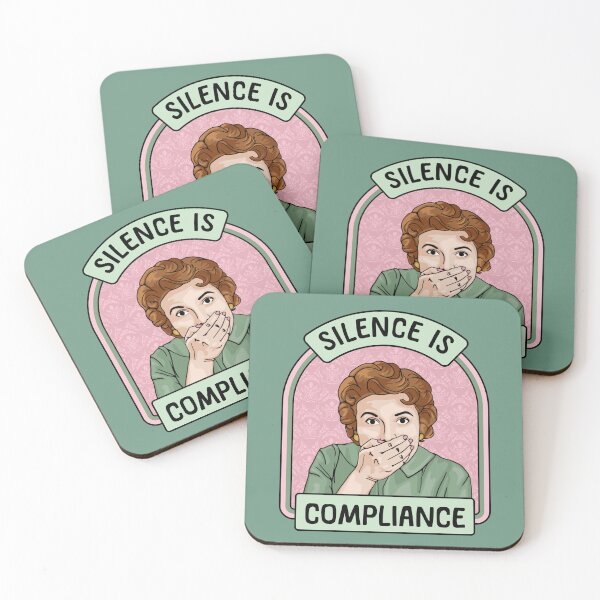 Item preview, Silence is Compliance designed and sold by Unhinged Heather.