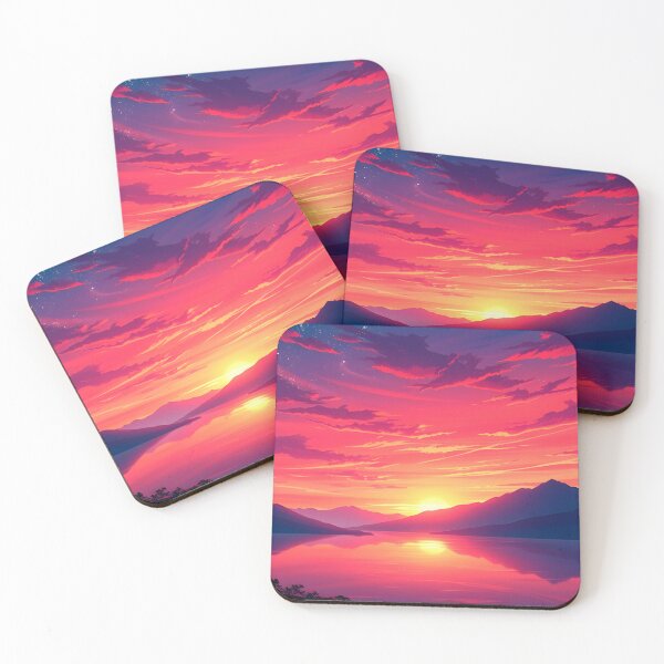 Item preview, Anime Style Sunset Scenery  designed and sold by typoinspired.