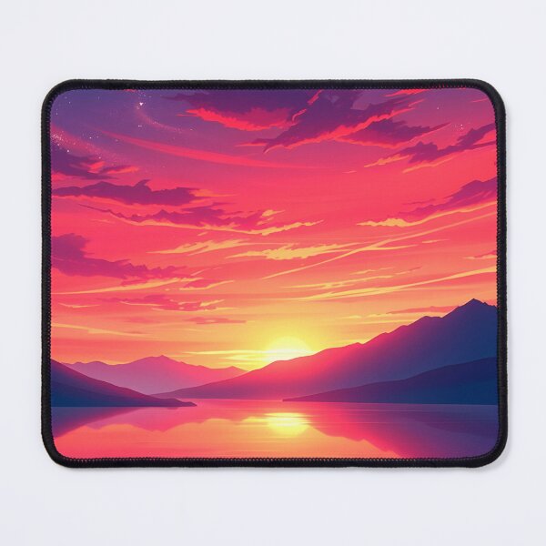 Item preview, Anime Style Sunset Scenery  designed and sold by typoinspired.