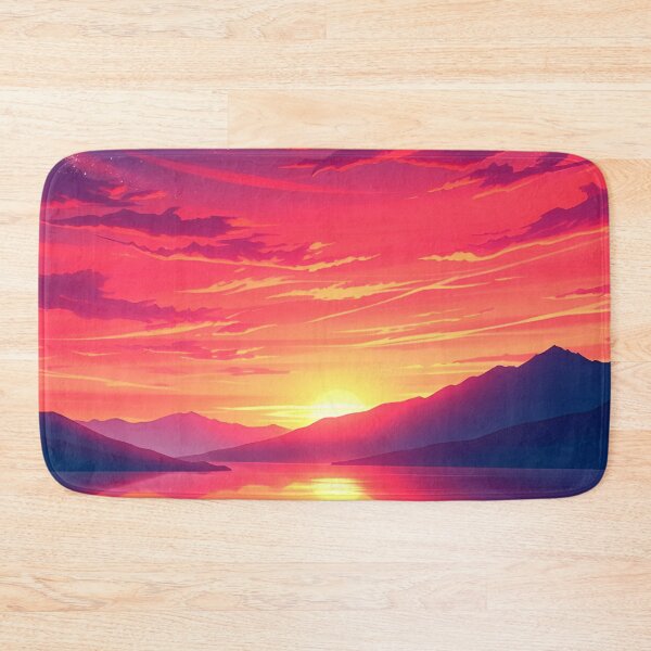 Item preview, Anime Style Sunset Scenery  designed and sold by typoinspired.