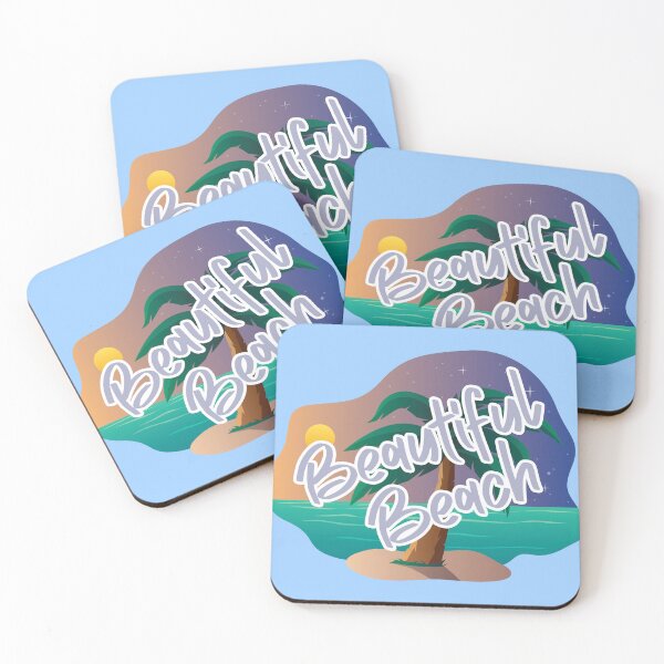 Item preview, Beautiful Beach designed and sold by LivingRoomZoo.