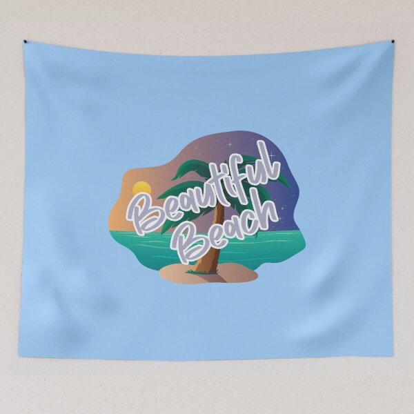 Item preview, Beautiful Beach designed and sold by LivingRoomZoo.