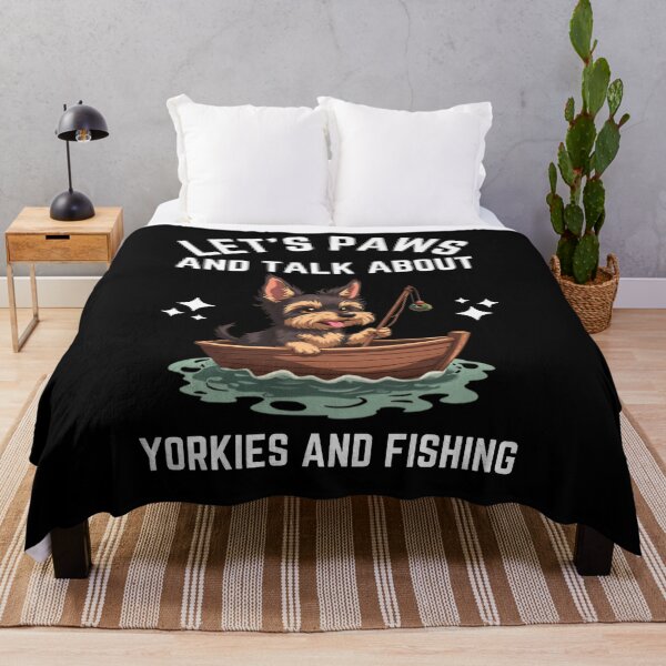 Item preview, Let’s Paws And Talk About Yorkies And Fishing designed and sold by Nextlevellife.