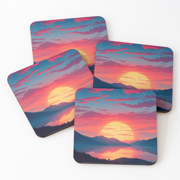 Item preview, Majestic Silhouette Sunset Scenery  designed and sold by typoinspired.