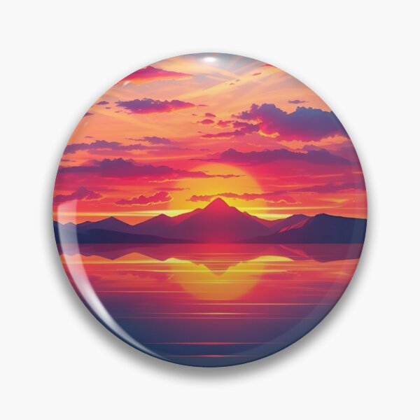 Item preview, Silhouette Sunset Scenery - Majestic Sky designed and sold by typoinspired.