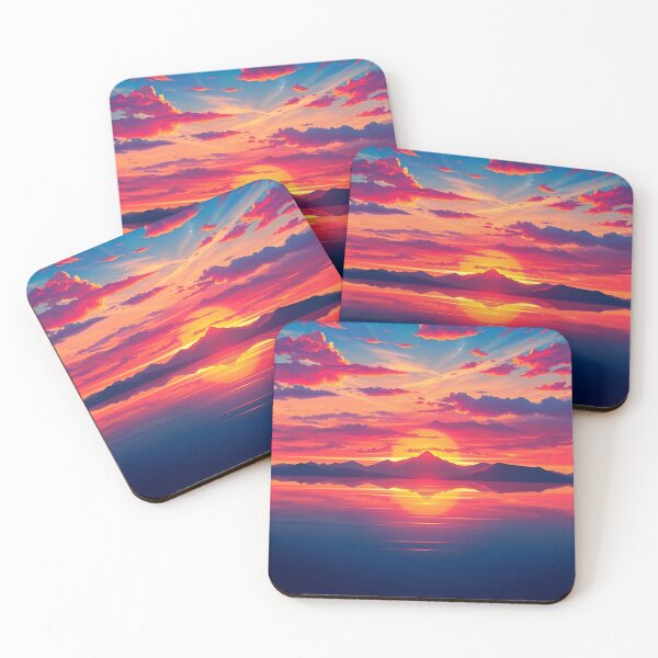 Item preview, Silhouette Sunset Scenery - Majestic Sky designed and sold by typoinspired.