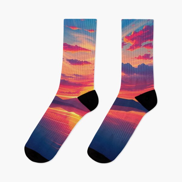 Item preview, Silhouette Sunset Scenery - Majestic Sky designed and sold by typoinspired.