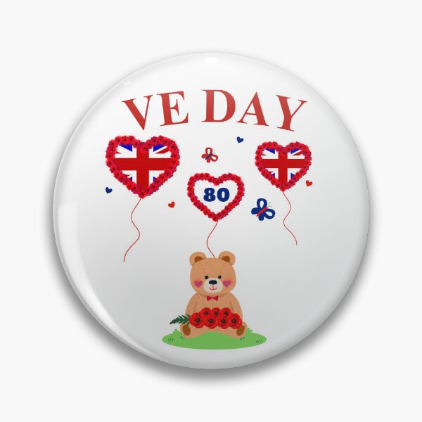 Item preview, V E day Kids 80th anniversary 2025 Teddy designed and sold by Minimalismat.
