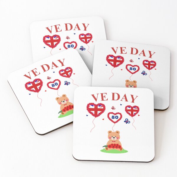 Item preview, V E day Kids 80th anniversary 2025 Teddy designed and sold by Minimalismat.