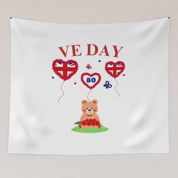 Item preview, V E day Kids 80th anniversary 2025 Teddy designed and sold by Minimalismat.
