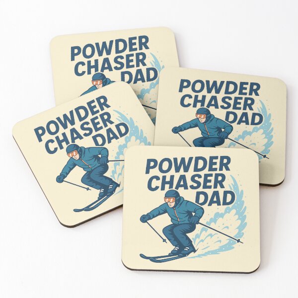 Item preview, Powder Chaser Ski Dad – Perfect Father’s Day Gift for Skiing Lovers designed and sold by Rajasekar.