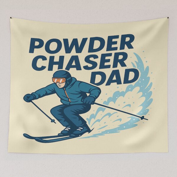Item preview, Powder Chaser Ski Dad – Perfect Father’s Day Gift for Skiing Lovers designed and sold by Rajasekar.