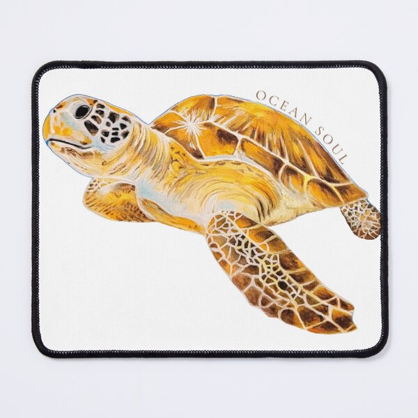 Item preview, Soul of the Ocean, Golden Sea Turtle designed and sold by GabiVitryArt.