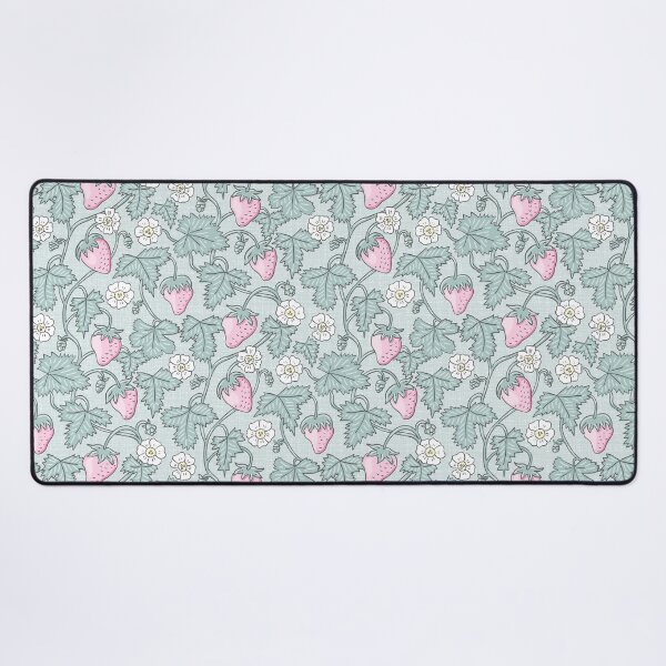 Item preview, Playful summer garden – Cottagecore strawberries in pastel shades designed and sold by colorofmagic.