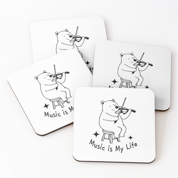 Item preview, Polar bear plays  the violin designed and sold by Molido.