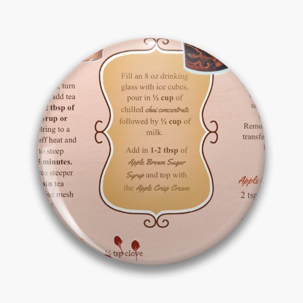 Item preview, Apple Crisp Chai Latte Recipe  designed and sold by Anna-mushu.