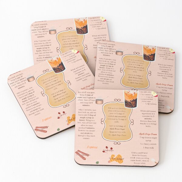 Item preview, Apple Crisp Chai Latte Recipe  designed and sold by Anna-mushu.