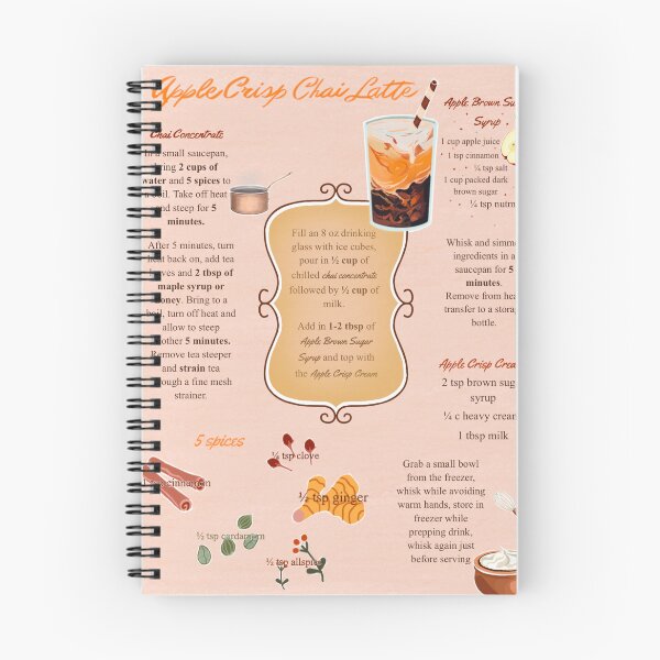 Item preview, Apple Crisp Chai Latte Recipe  designed and sold by Anna-mushu.