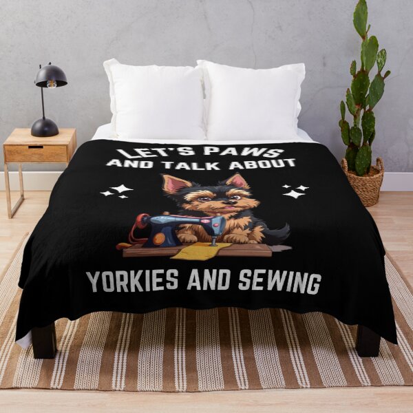 Item preview, Let’s Paws And Talk About Yorkies And Sewing designed and sold by Nextlevellife.