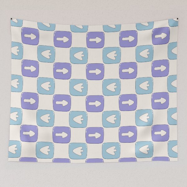 Item preview, purple blue arrow seamless pattern designed and sold by YQvibe Studio.
