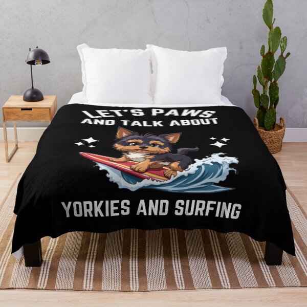 Item preview, Let’s Paws And Talk About Yorkies And Surfing designed and sold by Nextlevellife.