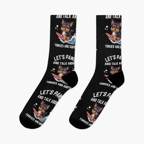 Item preview, Let’s Paws And Talk About Yorkies And Surfing designed and sold by Nextlevellife.