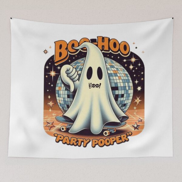 Item preview,  Bail Out: The Ghost BOO Who Came to Crush Your Vibe CLASSIC T-SHIRT designed and sold by inkfluenceart.