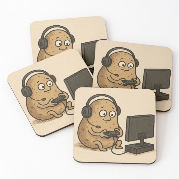 Item preview, Potato Video Gaming designed and sold by HalcyonThings.