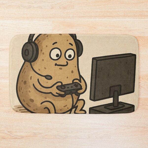 Item preview, Potato Video Gaming designed and sold by HalcyonThings.