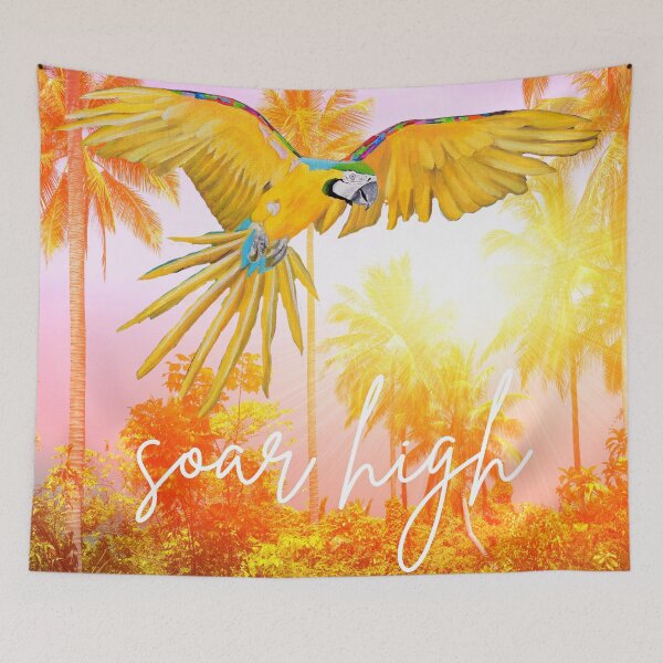 Item preview, Soar high, Tropical macaw designed and sold by GabiVitryArt.