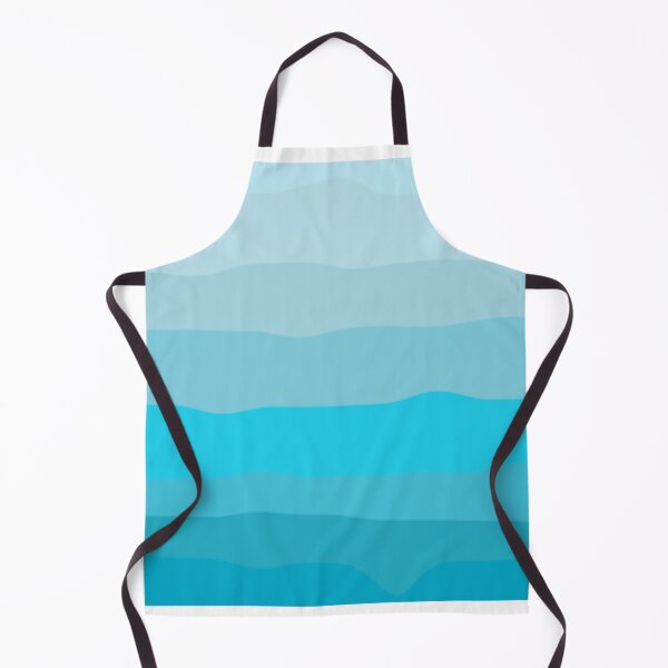 Item preview, Blue Ocean Layers – Calm Abstract Waves in Aqua and Teal designed and sold by ChillVibes04.