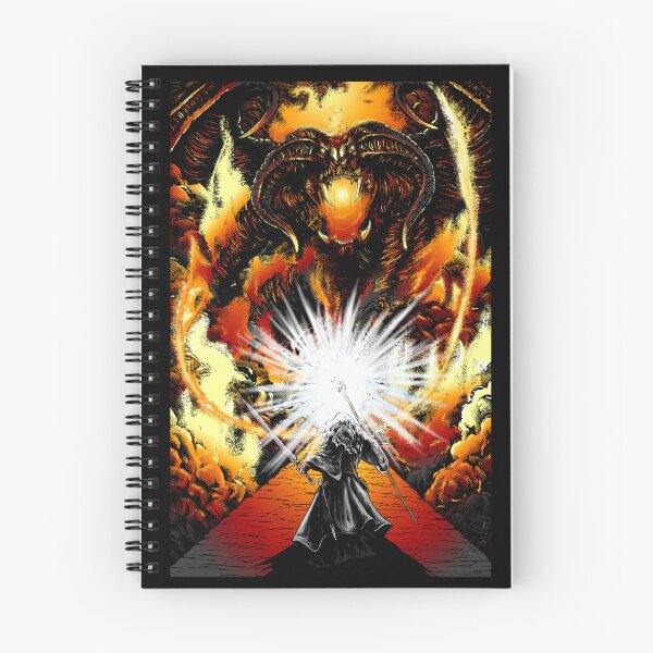 Item preview, You shall not pass ! Gandalf balrog lotr lord of the rings grey moria fellowship of the ring designed and sold by JonathanGrimm.