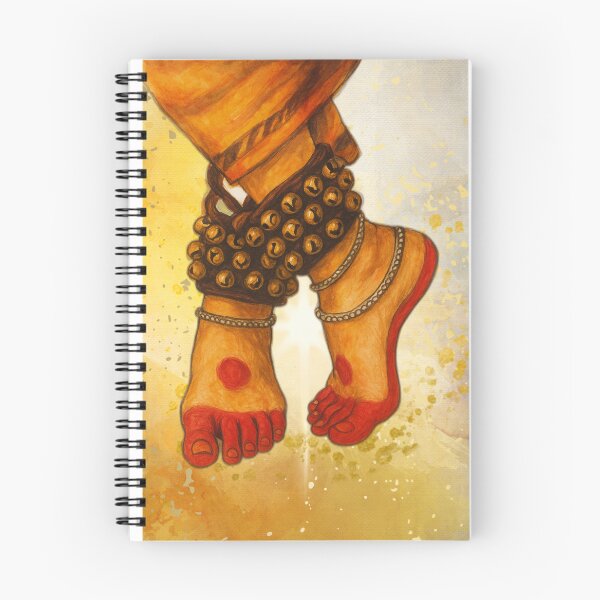 Item preview, Divine Feet of the Dancer – Bharatanatyam Grace designed and sold by SMHaven93.