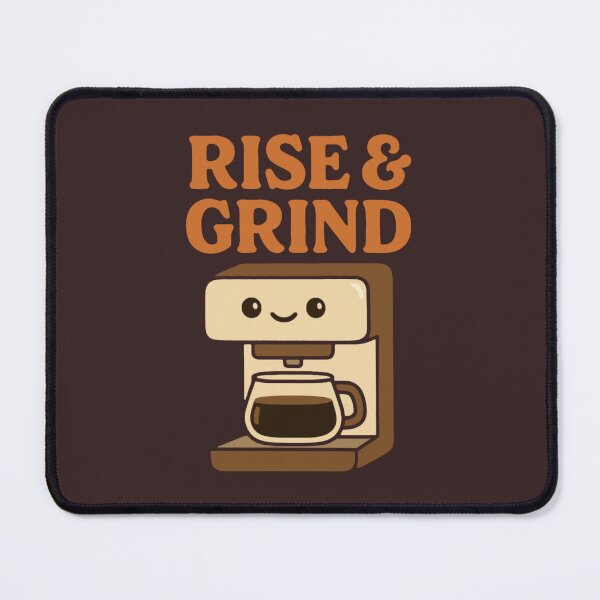 Item preview, Rise & Grind – Cute Retro Coffee Machine Design designed and sold by TinyDoodles.