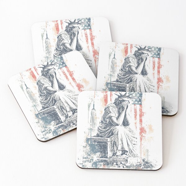 Item preview, Worried Statue of Liberty designed and sold by Gaviani Design Studio.