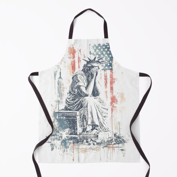 Item preview, Worried Statue of Liberty designed and sold by Gaviani Design Studio.
