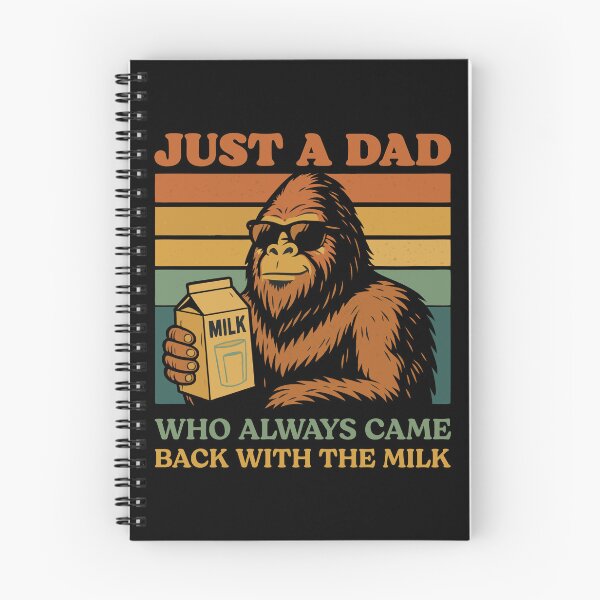 Item preview, Bigfoot Papa Just A Dad Who Always Came Back With The Milk designed and sold by Blok45.
