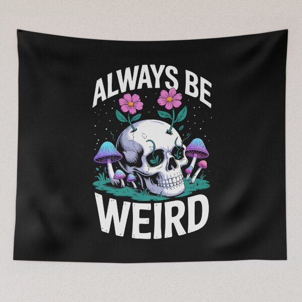 Item preview, Always Be Weird designed and sold by Funny Vintage Stickers And T-Shirts.