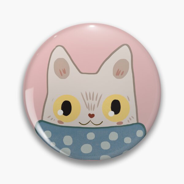 Item preview, Cat in a sweater, cat lovers, blue and gray designed and sold by Dormitria.